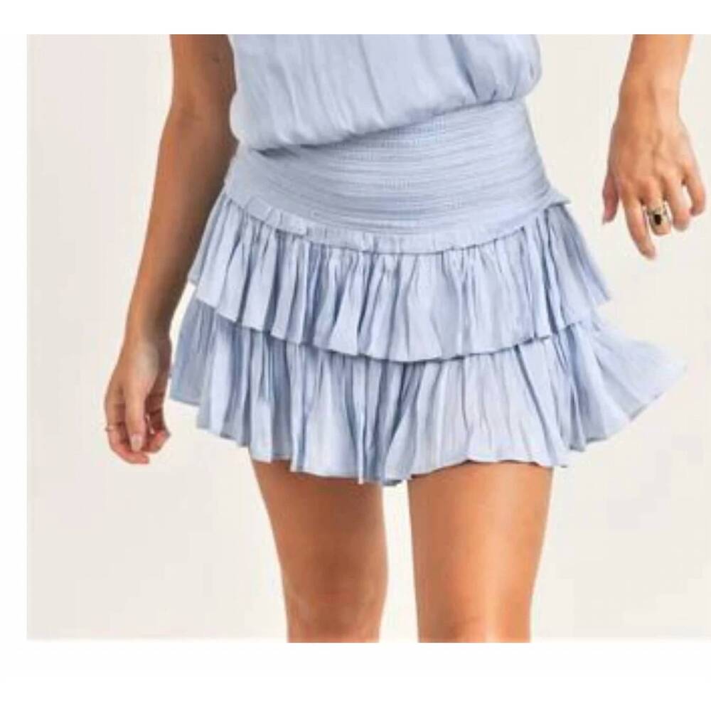 NEW RESET BY JANE jane skirt in baby blue